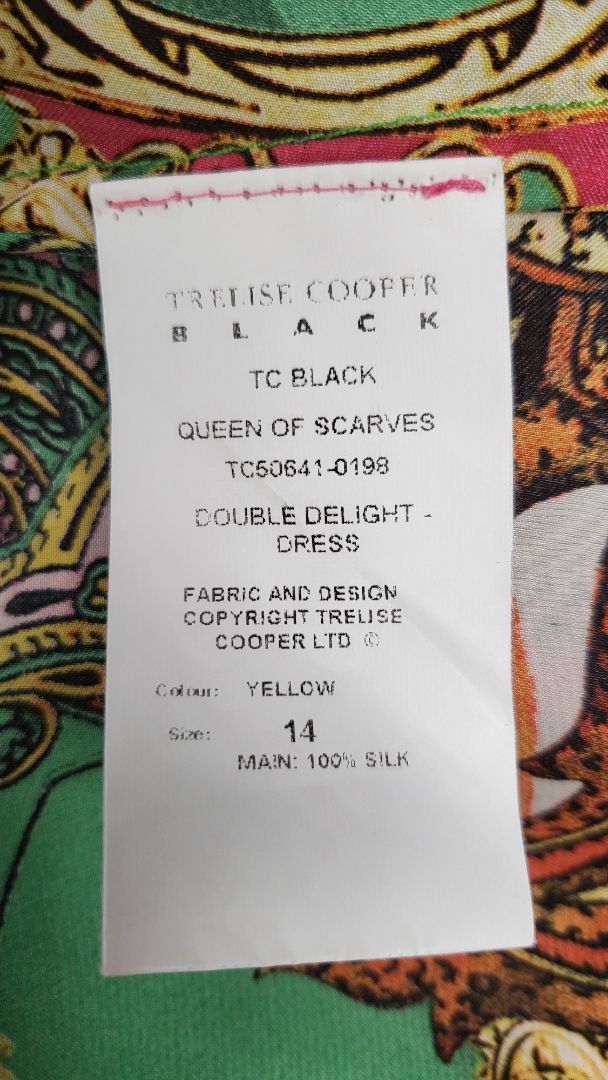 Trelise Cooper Black Multi Double Delight Dress (14)