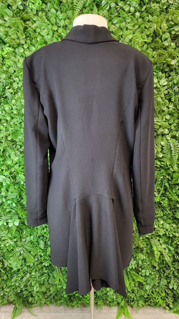 Annah Stretton Black Swing Coat (14)