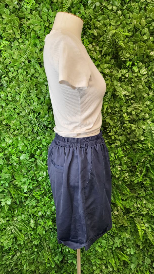 Pretty Basics Navy Katniss Shorts BNWT (12)