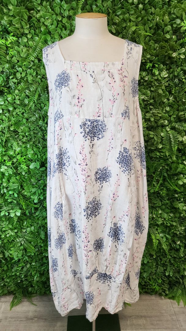 Helga May Floral Linen Slip Dress (16)