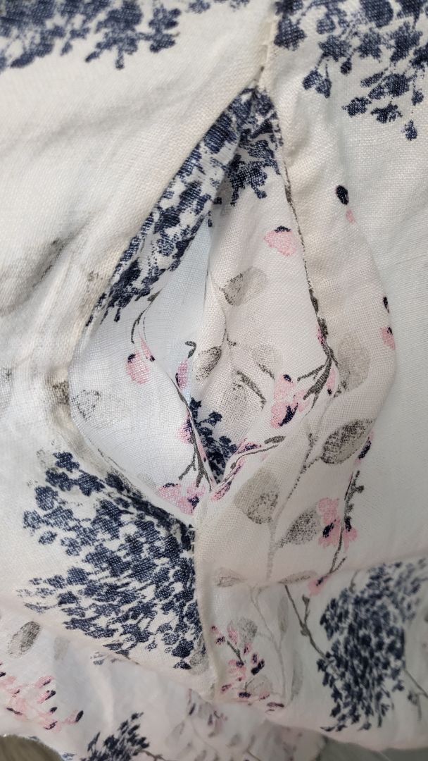 Helga May Floral Linen Slip Dress (16)