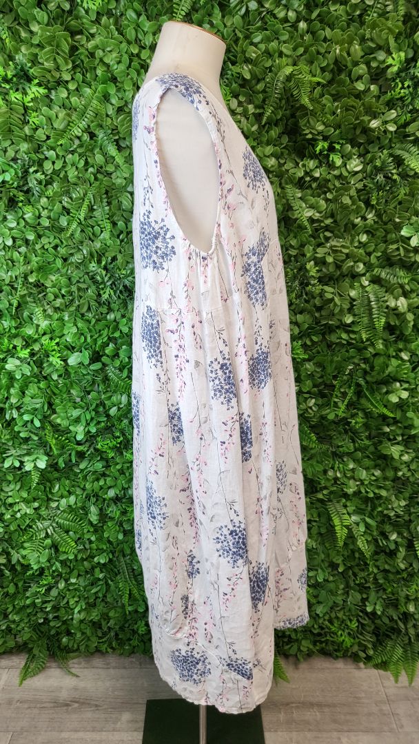 Helga May Floral Linen Slip Dress (16)