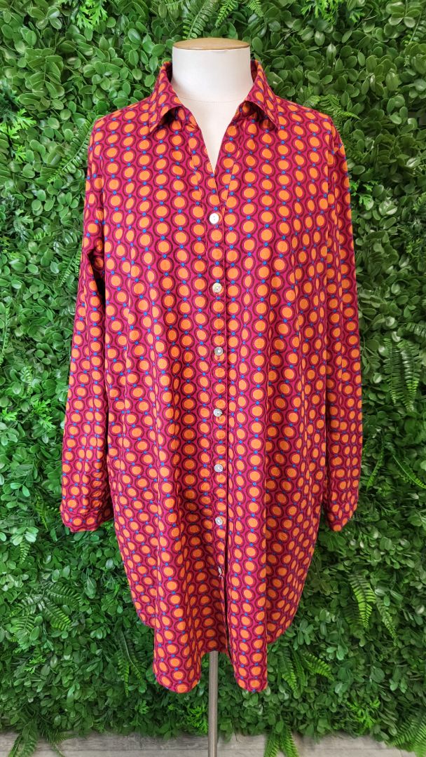 Oli Print Shirt Dress OSFM