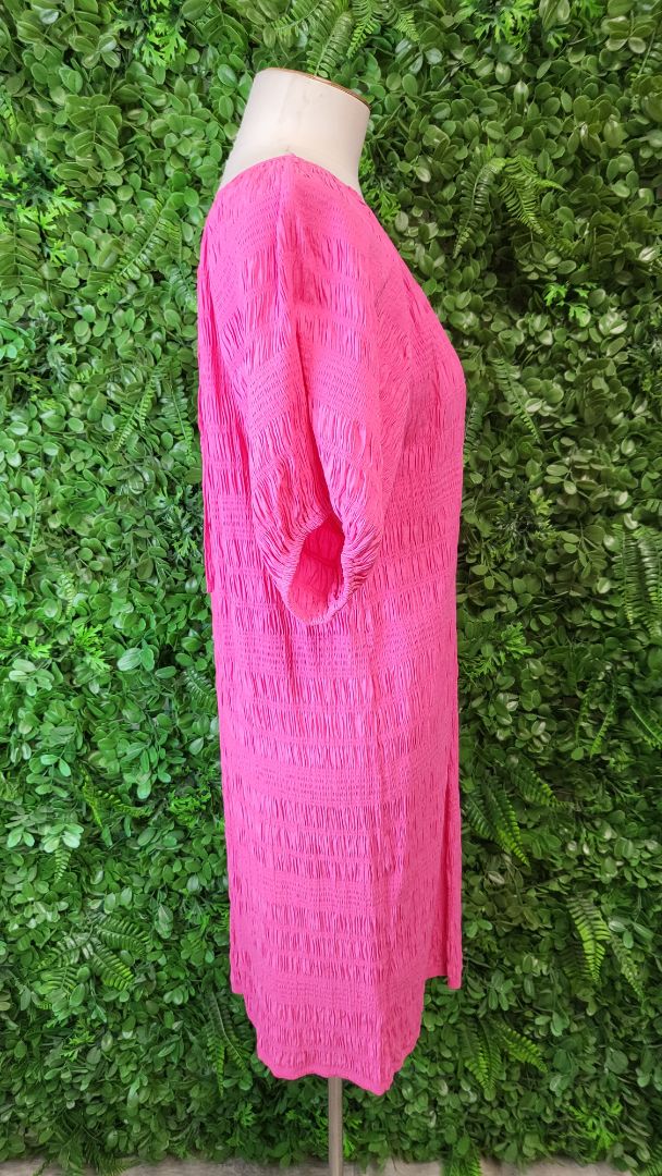 Max Pink Textured Dress (12)