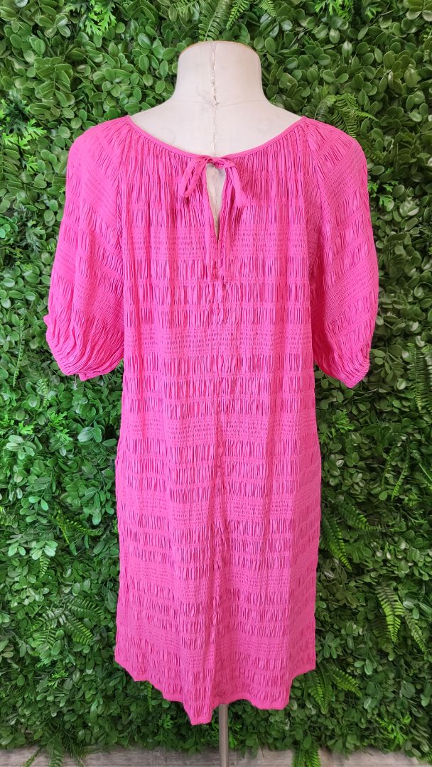Max Pink Textured Dress (12)