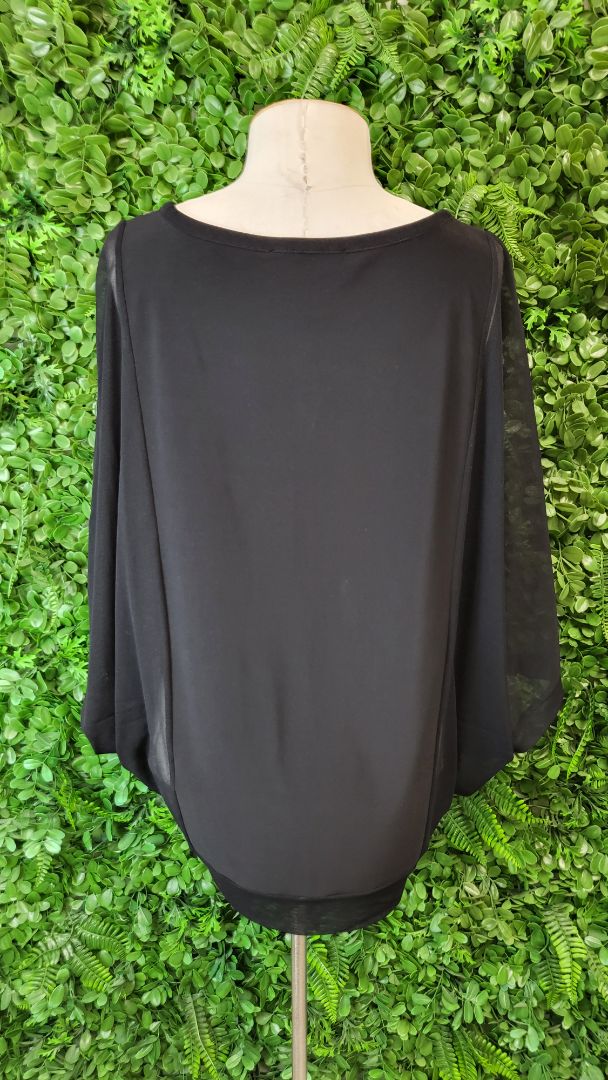 Joseph Ribkoff Black Sequin Top (12)