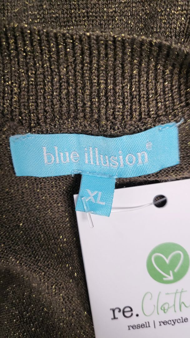 Blue Illusion Khaki Knit Tee-Shirt (16)
