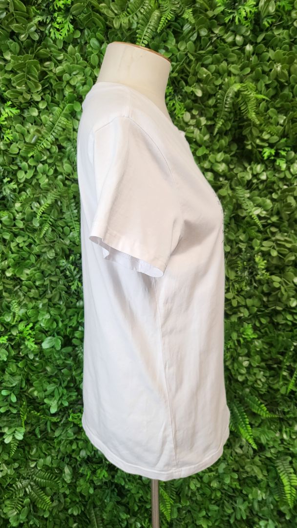 Dressed NZ White Print Top (10)