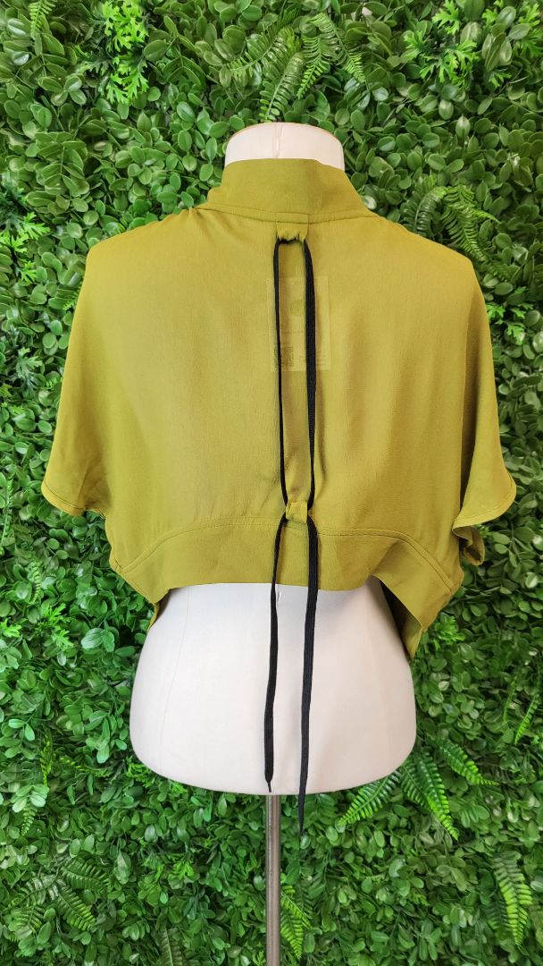 Mild Red Chartreuce Zipped Top (8)