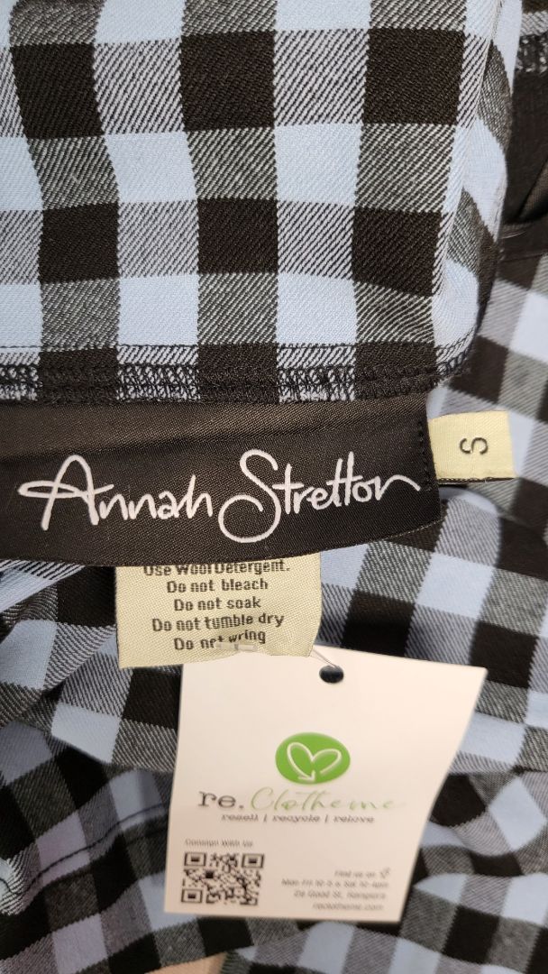 Annah Stretton Blue Check Pull On Pant (10)