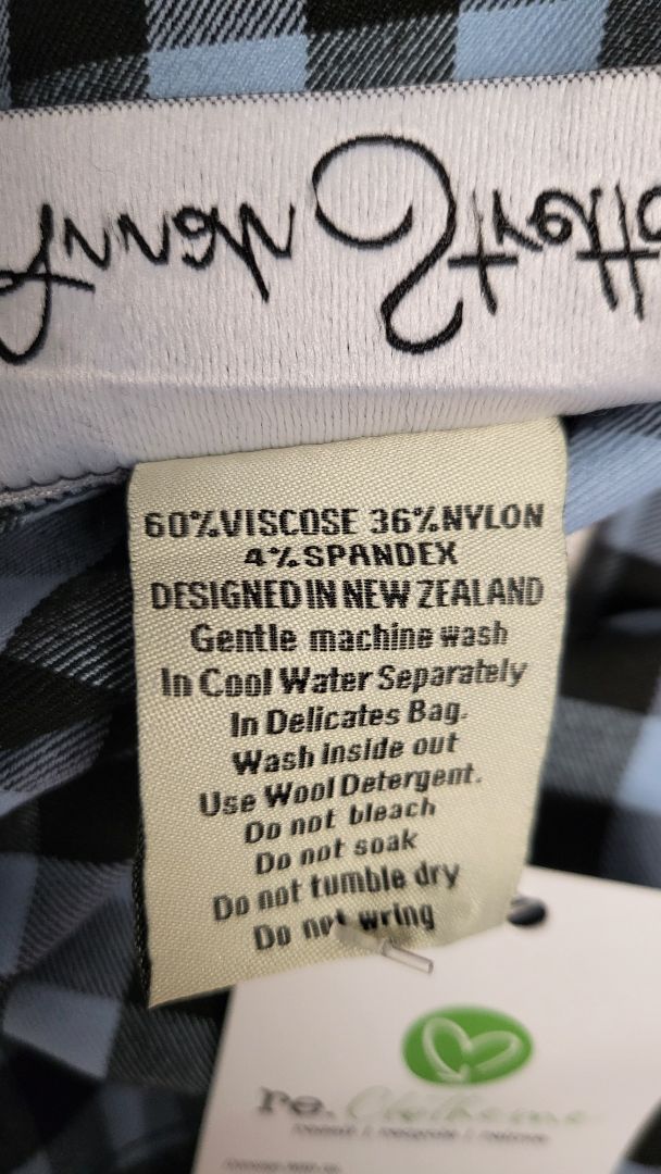 Annah Stretton Blue Check Pull On Pant (10)