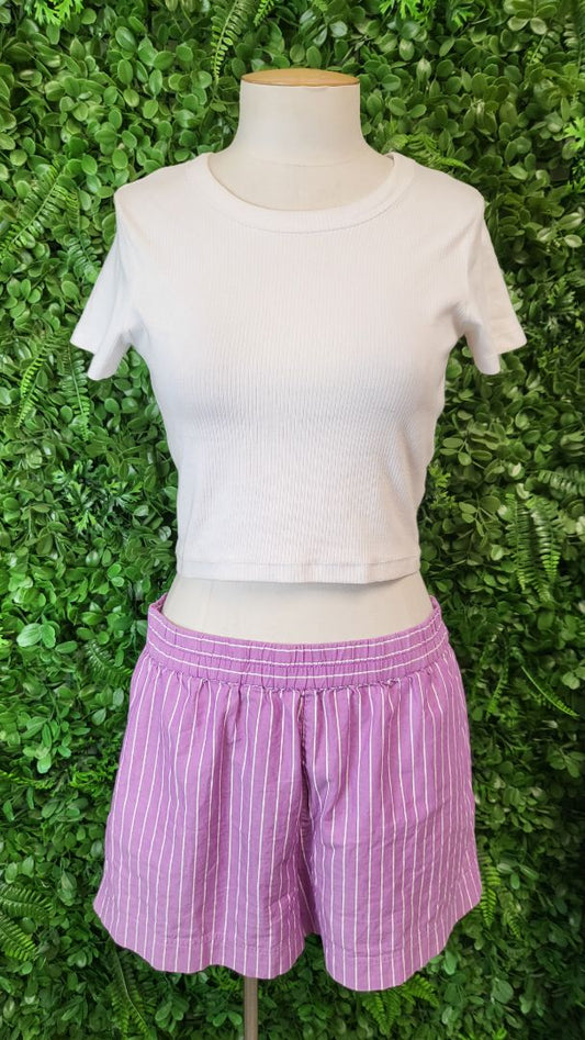Country Road Purple Stripe Shorties (12)