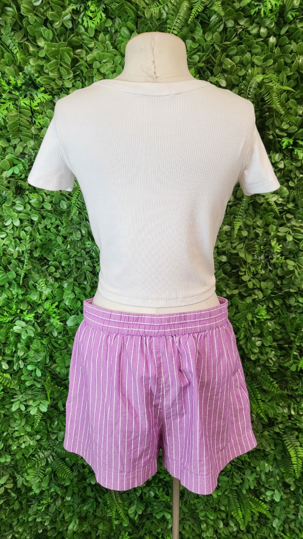 Country Road Purple Stripe Shorties (12)