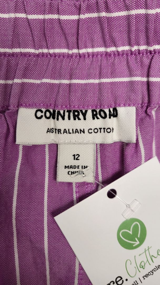 Country Road Purple Stripe Shorties (12)