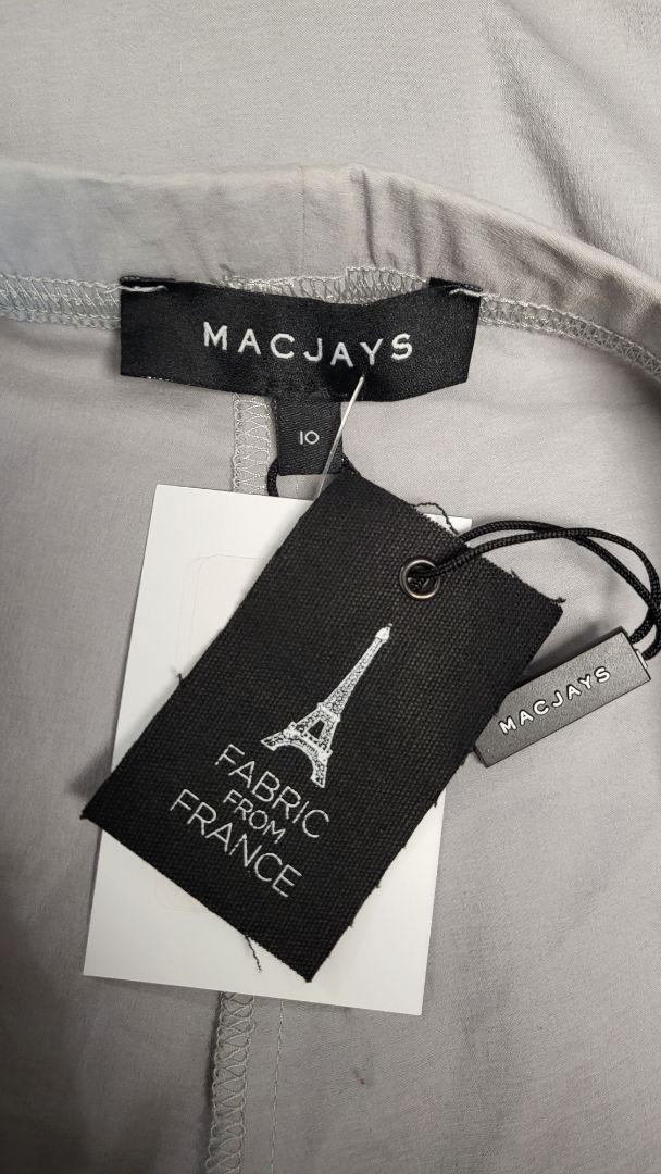 Macjays Grey Capri Pant (10)
