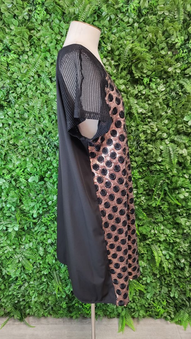 Curate Black/Bronze Get Shifty Dress (16-18)
