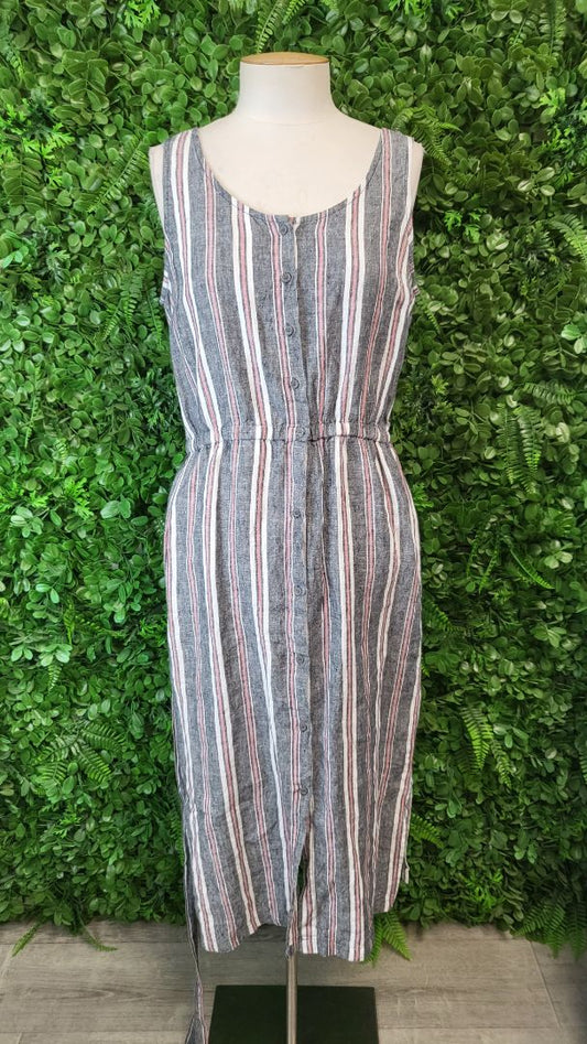 Max Stripe Linen Dress (10)