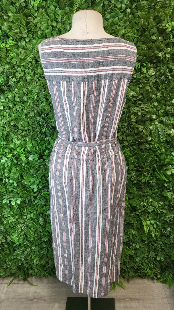 Max Stripe Linen Dress (10)