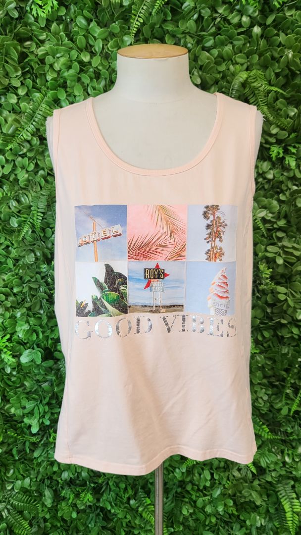 Alaska Tee Peach Print Tank (12)