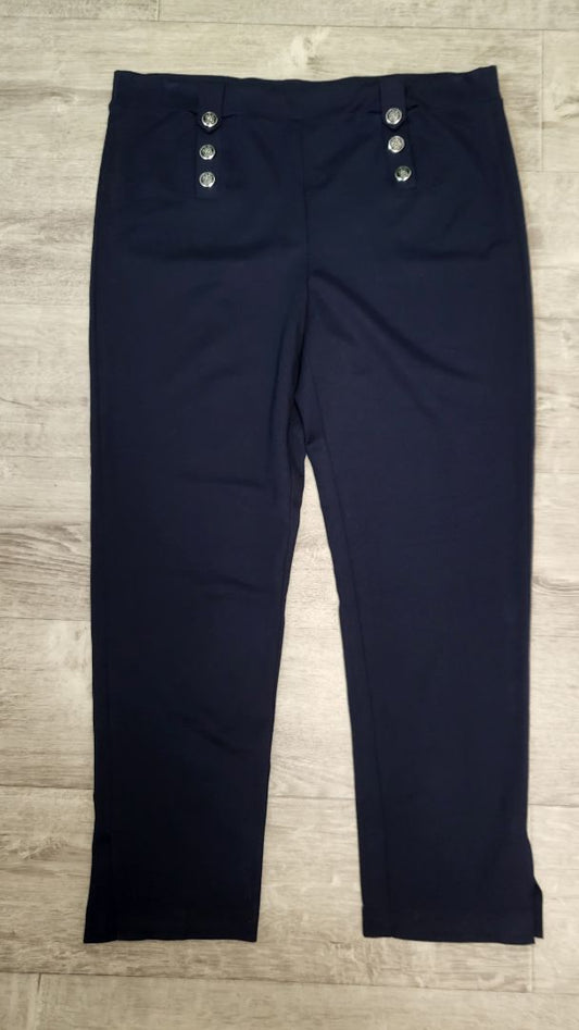 Blue Illusion Navy Sailor Pant BNWT (18)