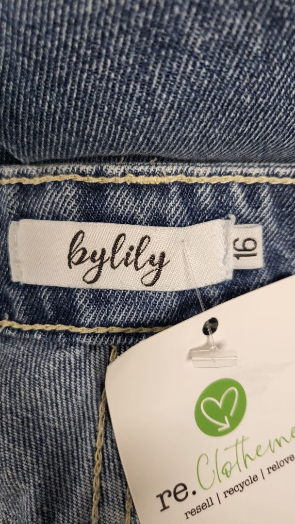 By Lilly Washed Cargo Jeans (16)