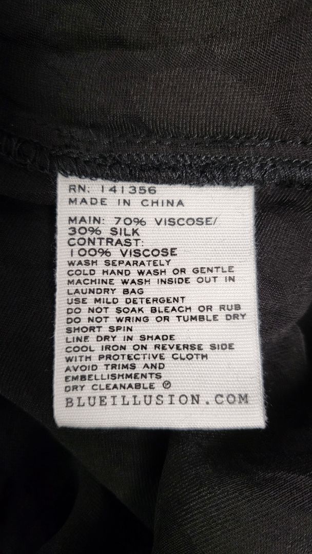 Blue Illusion Black Velvet Top (18)