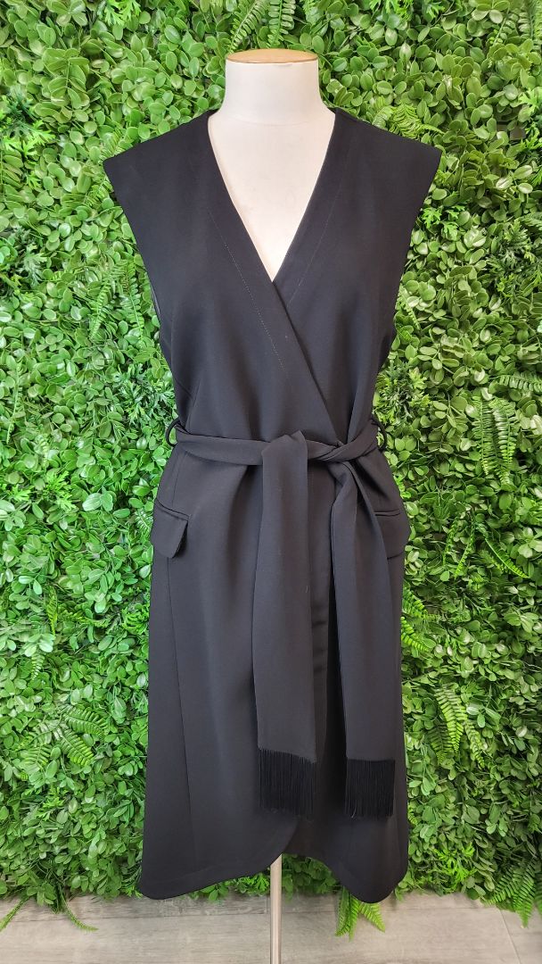 Kate Sylvester Black Wrap Dress (14)