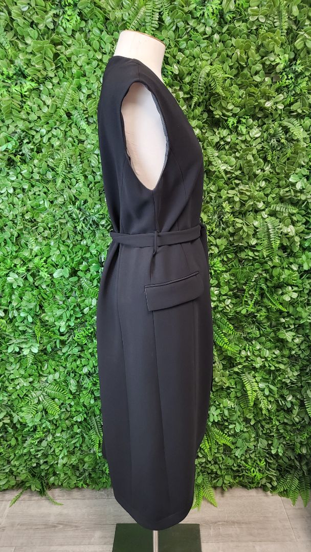 Kate Sylvester Black Wrap Dress (14)