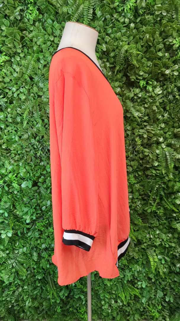 Pretty Basics Orange Layer Top (16)