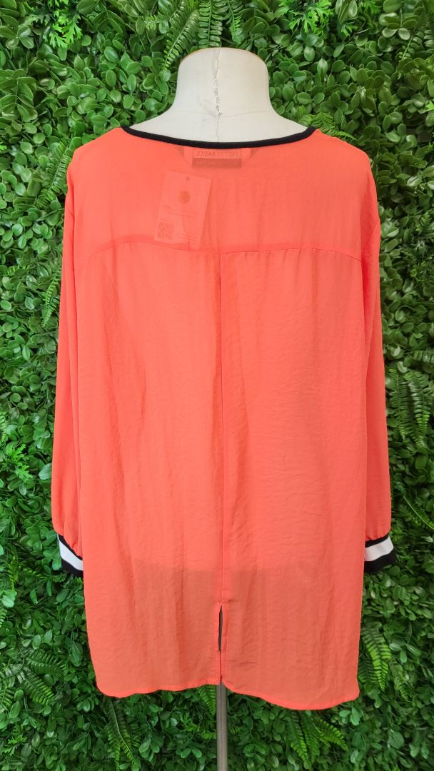 Pretty Basics Orange Layer Top (16)