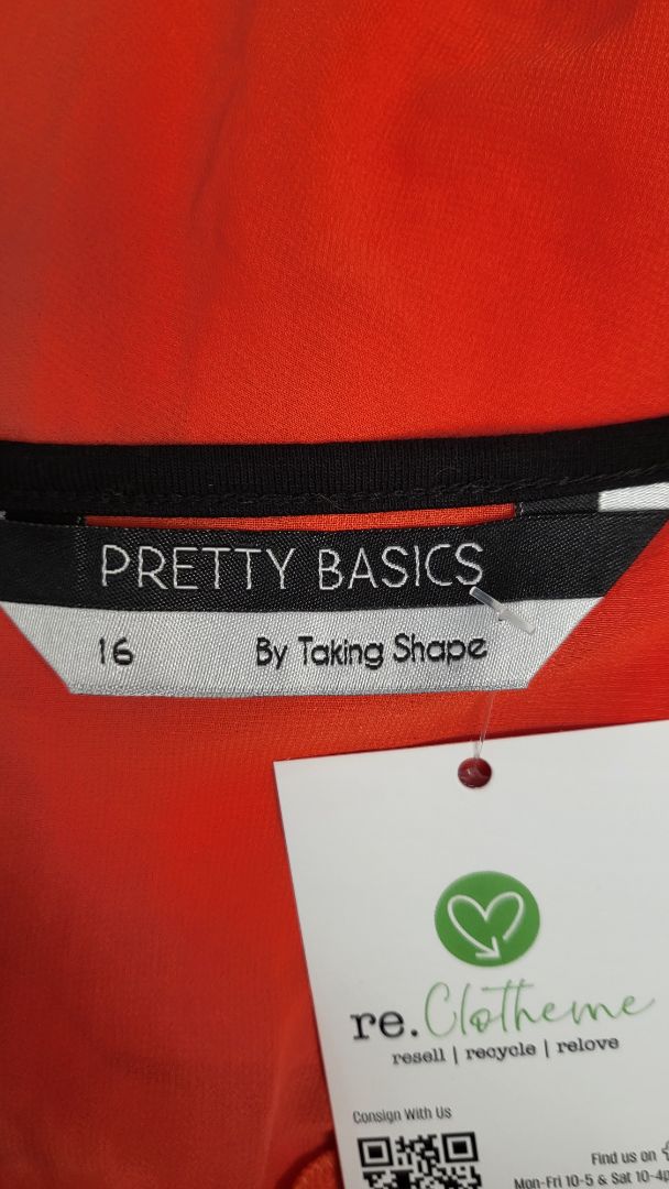 Pretty Basics Orange Layer Top (16)