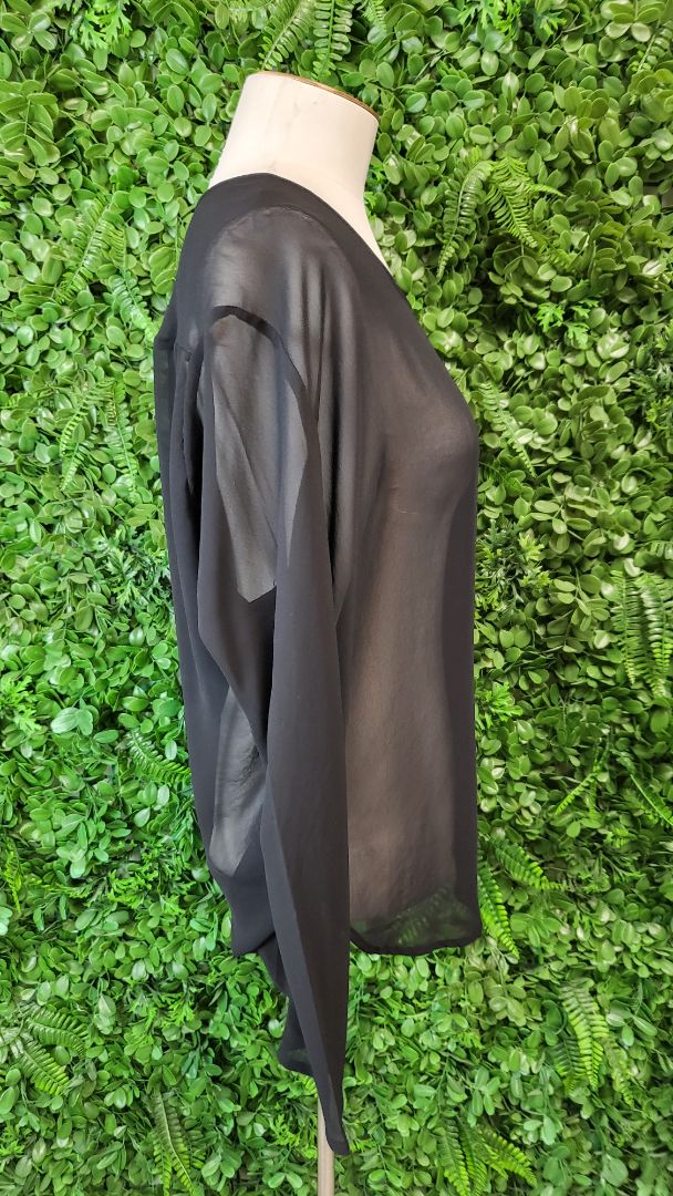 Moochi Black Sheer Top (10)