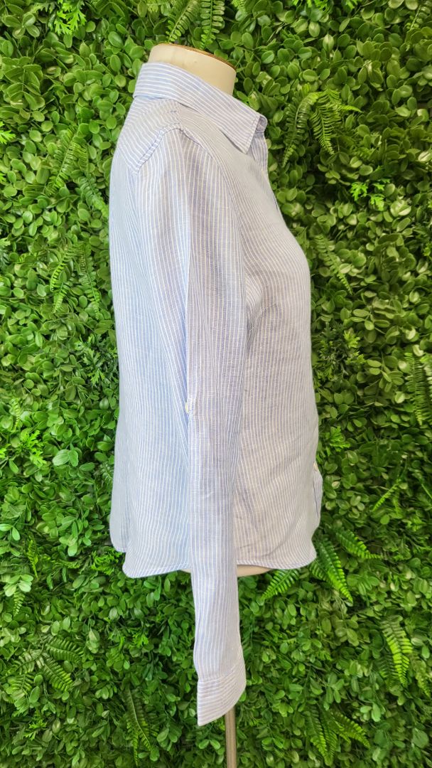 Kiwi St Tropez Stripe Linen Shirt (8)