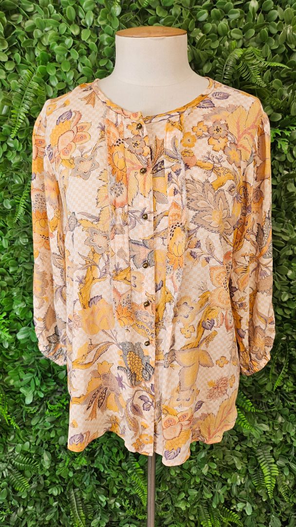 Lania The Label Multi Frill Lapel Blouse (10)