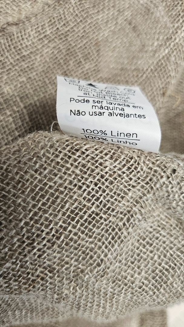 Eclectia Taupe Linen Top (12-14)