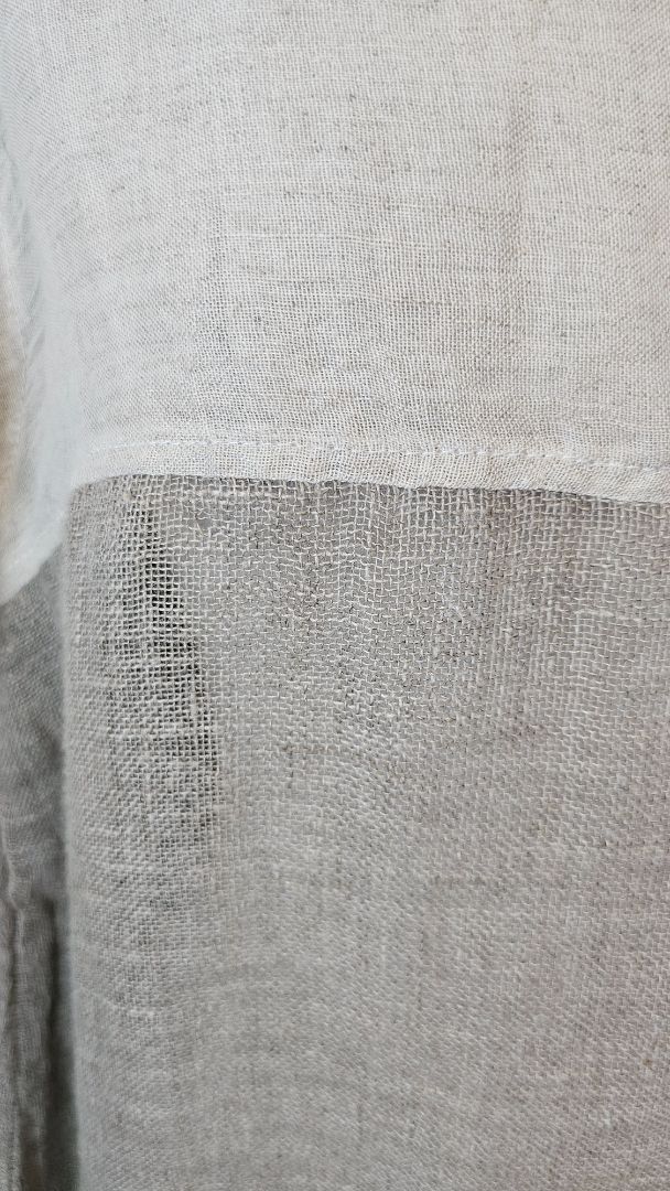 Eclectia Taupe Linen Top (12-14)