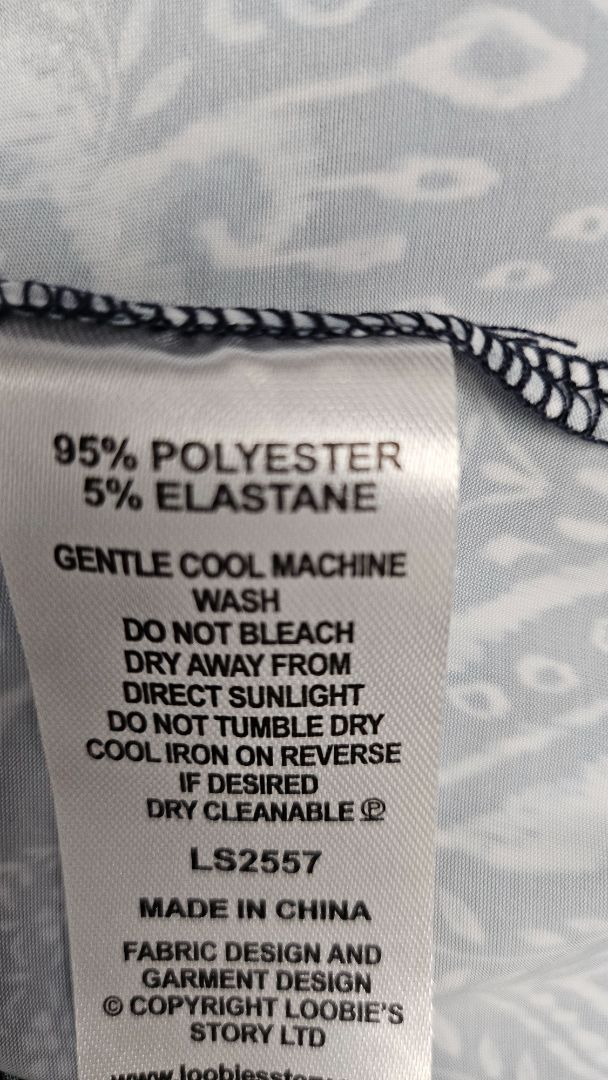Loobies Story Navy Print Top (16)