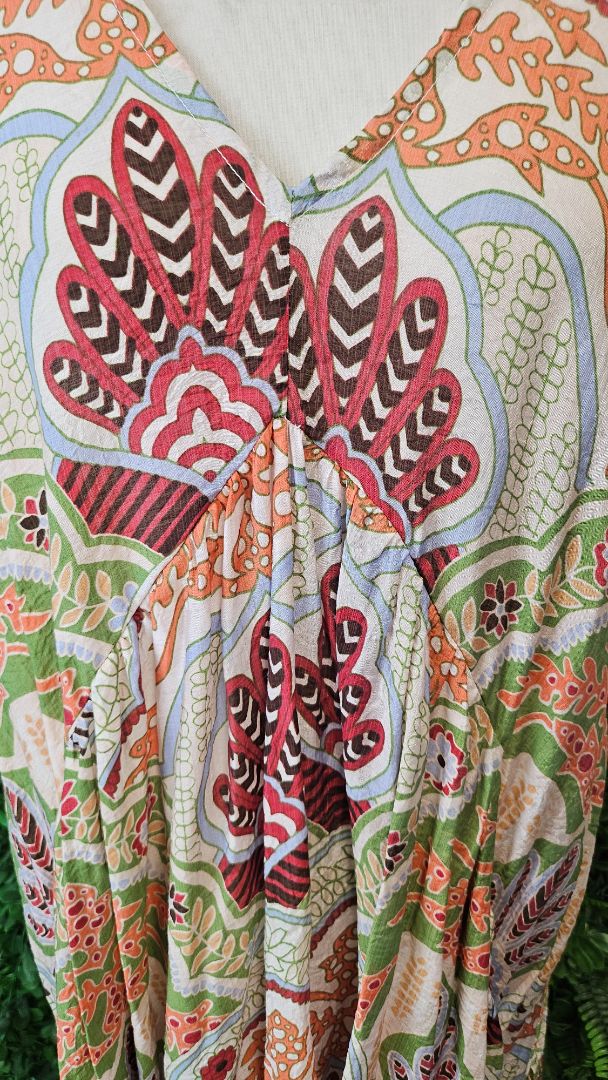 Mariposa Multi Gather Dress BNWT (12-14)