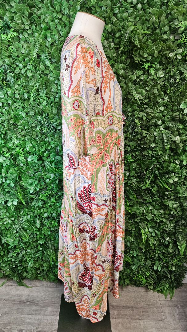 Mariposa Multi Gather Dress BNWT (12-14)