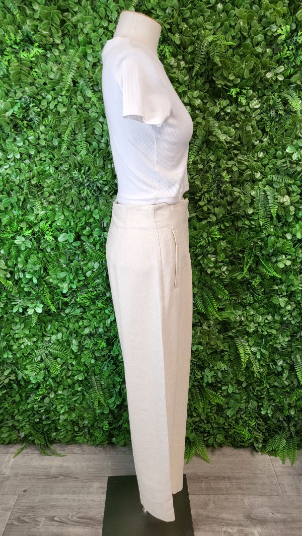 Zara Oat Wide Leg Pant (12)