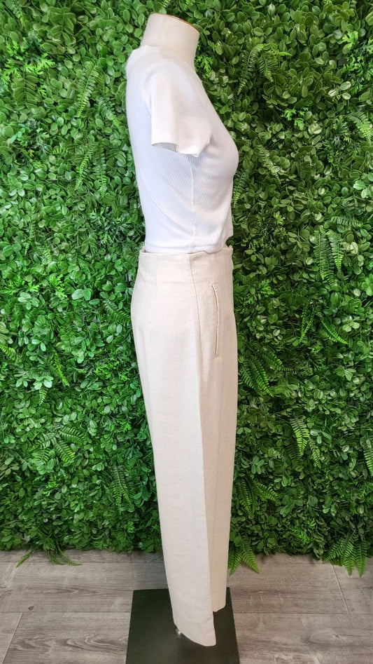 Zara Oat Wide Leg Pant (12)