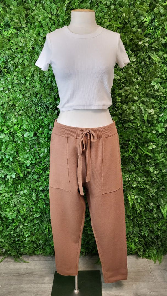 Camilla & Marc Mocha Chartton Knit Joggers (10)