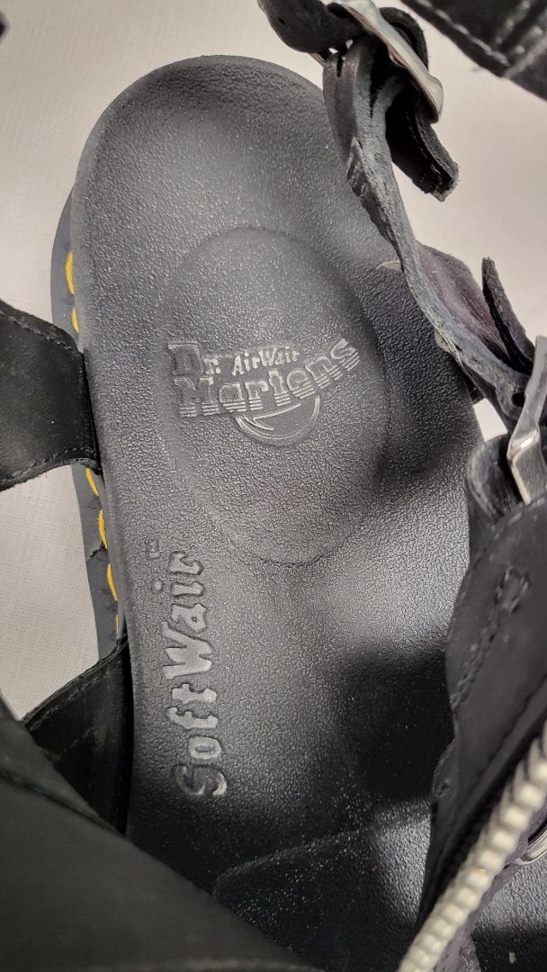 Dr Martens Black Olson Sandals (42)