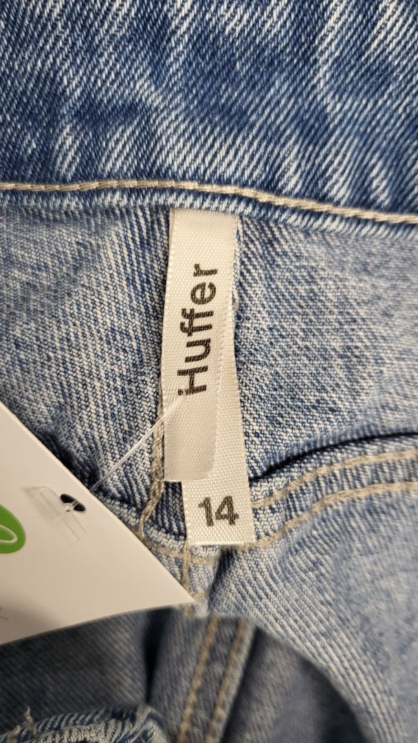 Huffer Blue Denim Long Skirt (14)