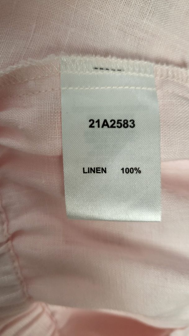 Tirelli Pink Linen Top (14)