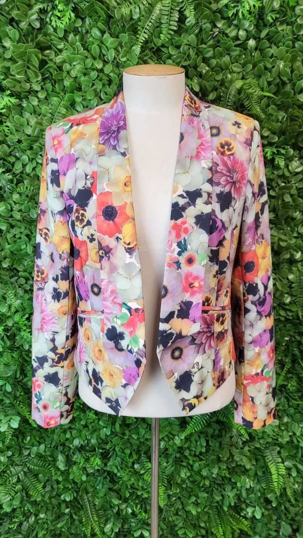 Paper Dolls Floral Print Blazer (12)