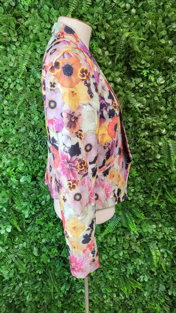Paper Dolls Floral Print Blazer (12)