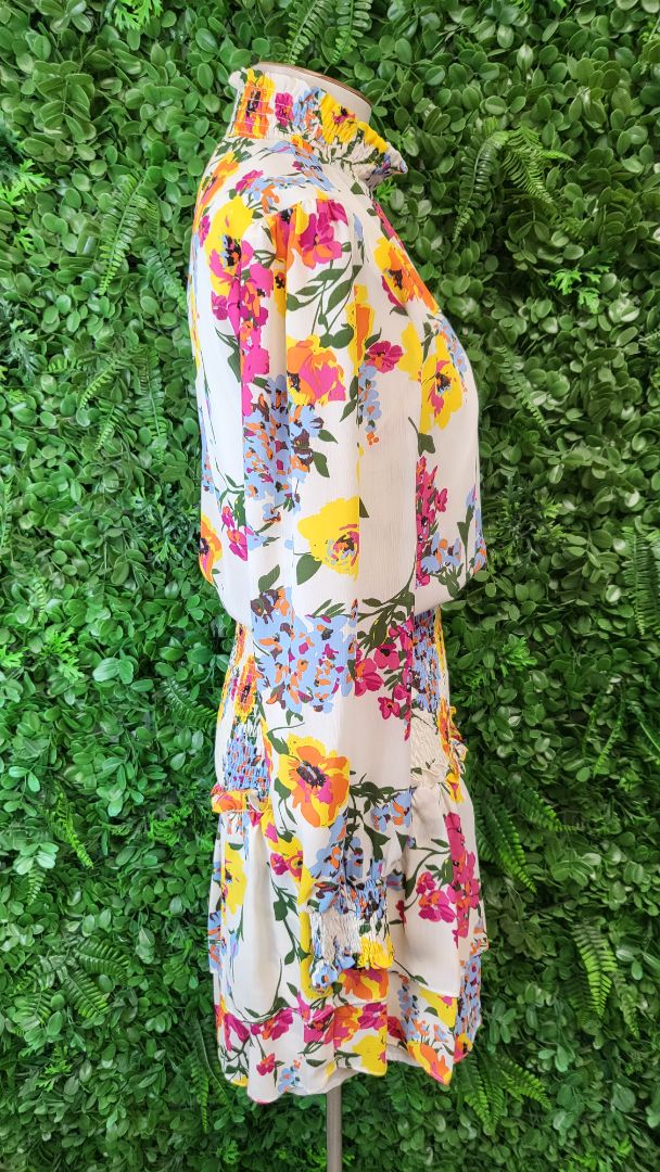 Augustine Floral High Neck Dress (8)