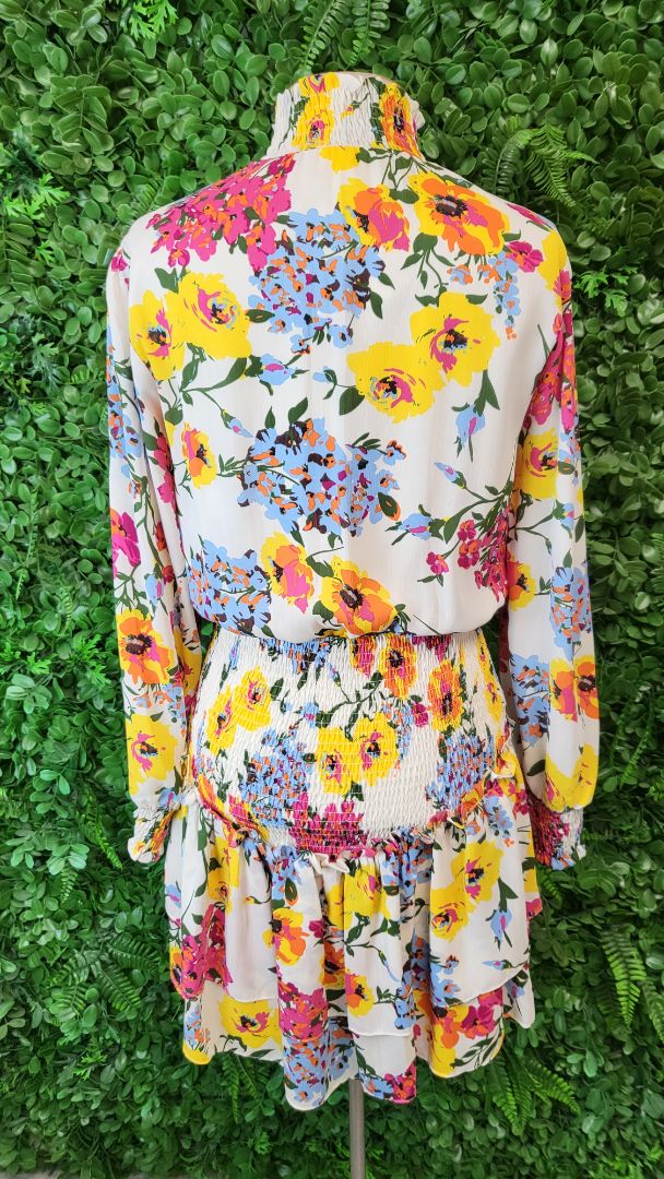 Augustine Floral High Neck Dress (8)