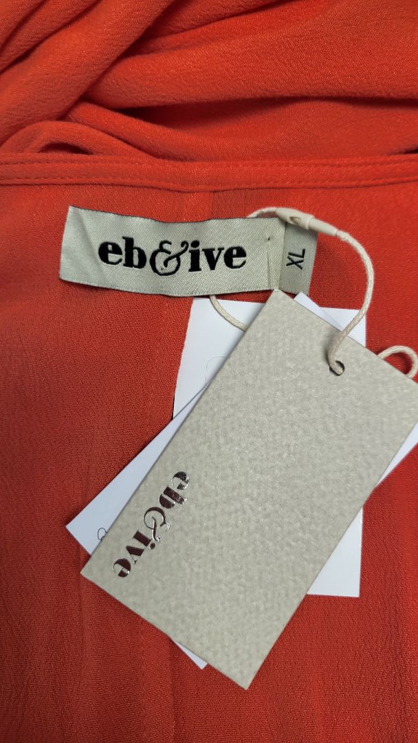Eb & Ive Coral Algeria Dress BNWT (18)